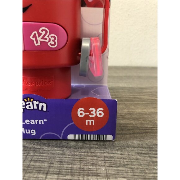 Fisher-Price Baby & Toddler Toy Laugh & Learn Wake Up & Learn Coffee Mug with - Picture 3 of 5